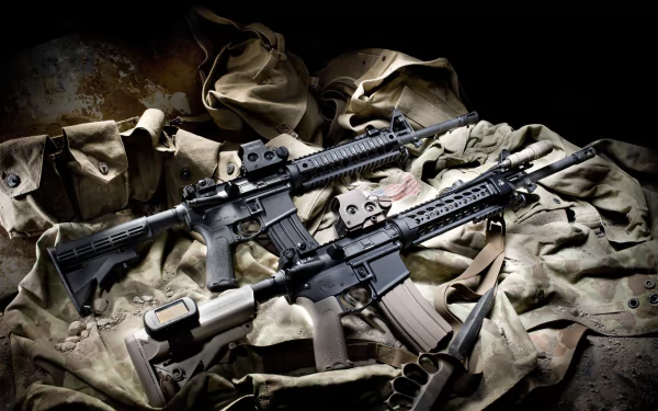 man made rifle HD Desktop Wallpaper | Background Image