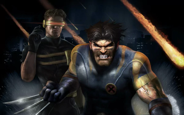 Cyclops (Marvel Comics) Wolverine video game X-Men: Legends HD Desktop Wallpaper | Background Image