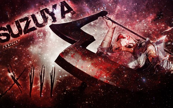Anime Tokyo Ghoul Juuzou Suzuya White Hair Weapon Scythe Blood Tongue HD Wallpaper | Background Image