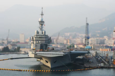warship aircraft carrier military French Aircraft Carrier Charles De Gaulle (R91) HD Desktop Wallpaper | Background Image