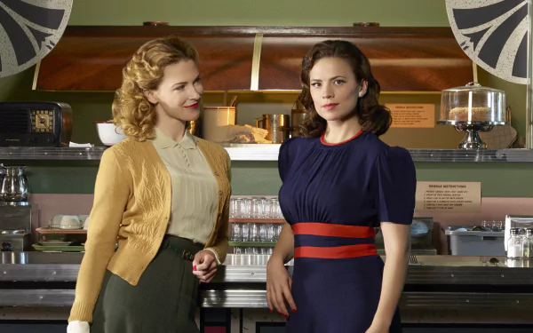 Bridget Regan Hayley Atwell TV Show Agent Carter HD Desktop Wallpaper | Background Image
