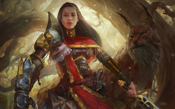 fantasy Women Warrior HD Desktop Wallpaper | Background Image