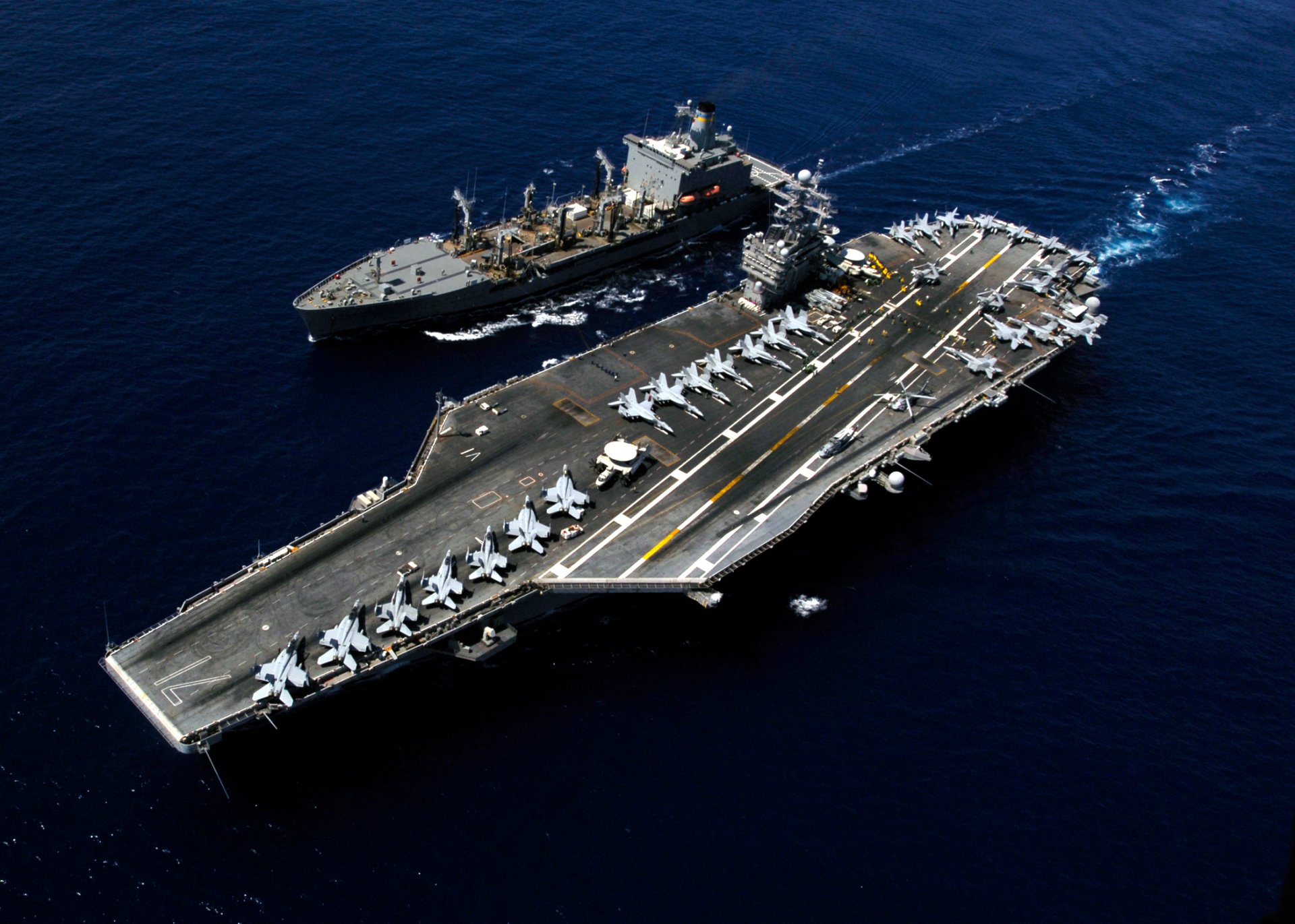 Military USS Theodore Roosevelt CVN HD Wallpaper