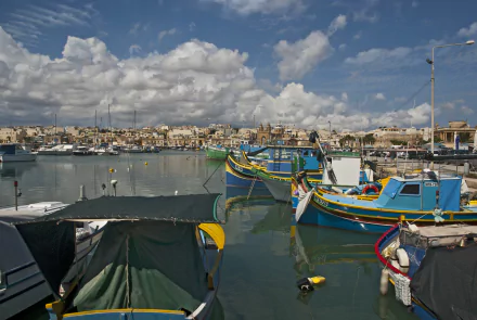 man made Marsaxlokk HD Desktop Wallpaper | Background Image