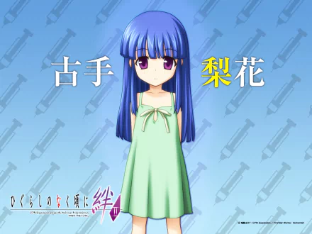Furude Rika Anime Higurashi When They Cry HD Desktop Wallpaper | Background Image