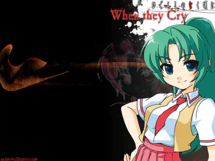Sonozaki Mion Anime Higurashi When They Cry HD Desktop Wallpaper | Background Image