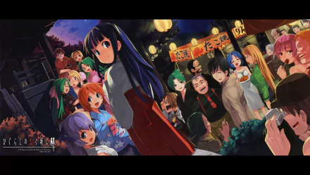 Furude Rika Anime Higurashi When They Cry HD Desktop Wallpaper | Background Image