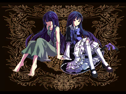 Frederica Bernkastel Furude Rika Anime Higurashi When They Cry HD Desktop Wallpaper | Background Image