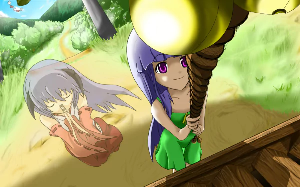 Furude Hanyū Furude Rika Anime Higurashi When They Cry HD Desktop Wallpaper | Background Image