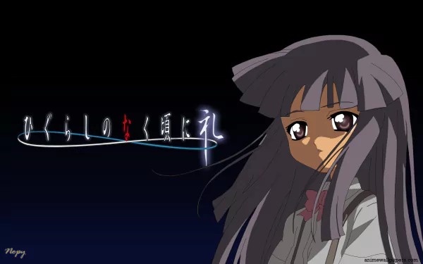 Furude Rika Anime Higurashi When They Cry HD Desktop Wallpaper | Background Image