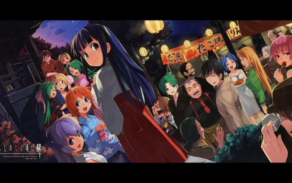 Furude Rika Anime Higurashi When They Cry HD Desktop Wallpaper | Background Image