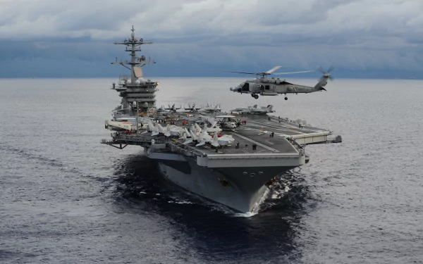 warship aircraft carrier military USS Theodore Roosevelt (CVN-71) HD Desktop Wallpaper | Background Image