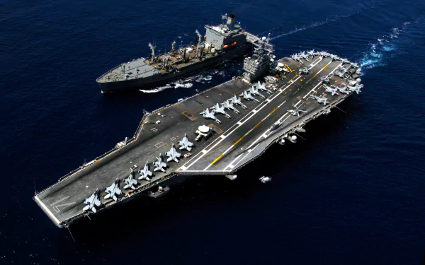 warship aircraft carrier military USS Theodore Roosevelt (CVN-71) HD Desktop Wallpaper | Background Image