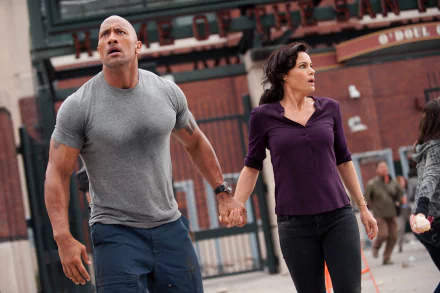 Carla Gugino Dwayne Johnson movie San Andreas HD Desktop Wallpaper | Background Image