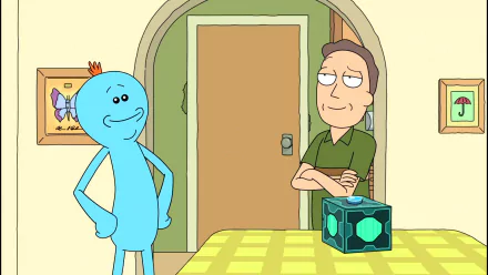 Mr. Meeseeks (Rick and Morty) Jerry Smith TV Show Rick and Morty HD Desktop Wallpaper | Background Image