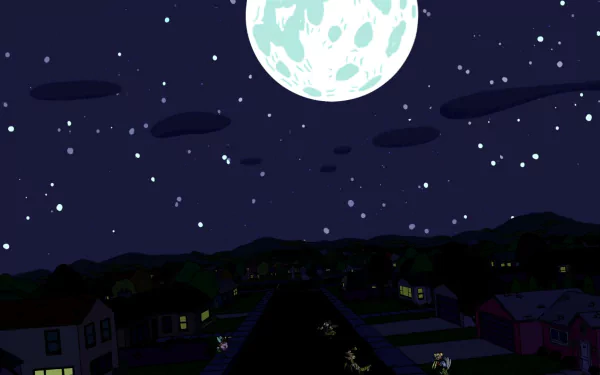 snowfall TV Show Rick and Morty HD Desktop Wallpaper | Background Image