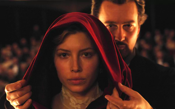 Edward Norton Jessica Biel movie The Illusionist HD Desktop Wallpaper | Background Image