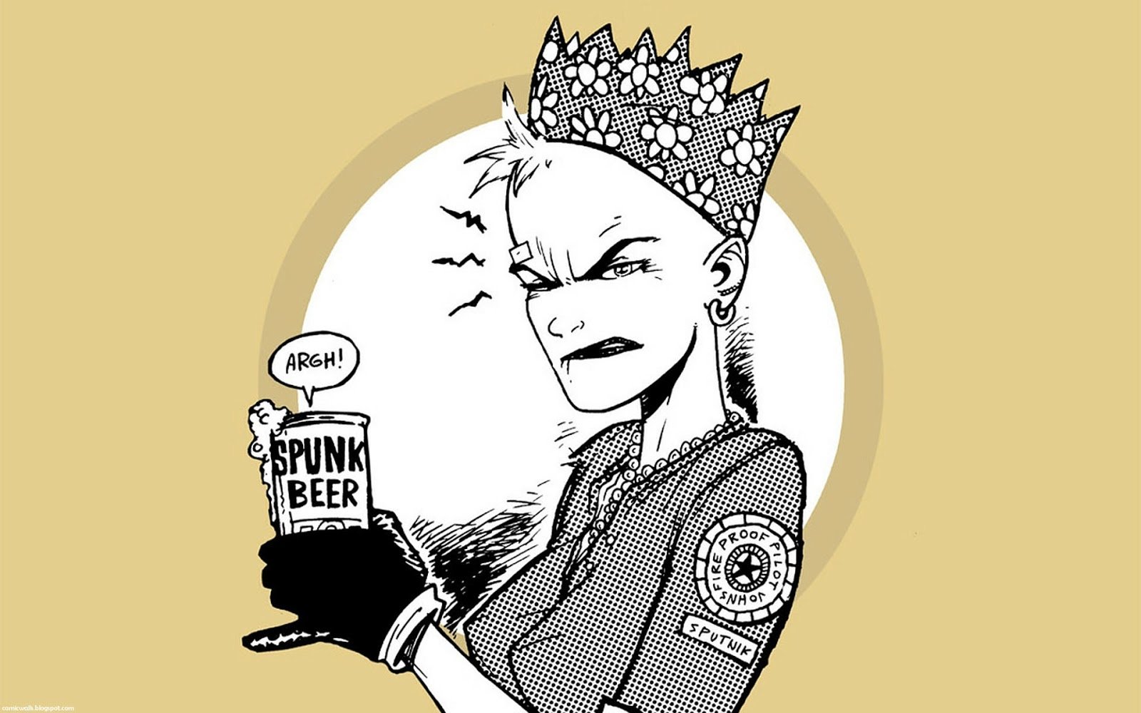 Download Comic Tank Girl Wallpaper