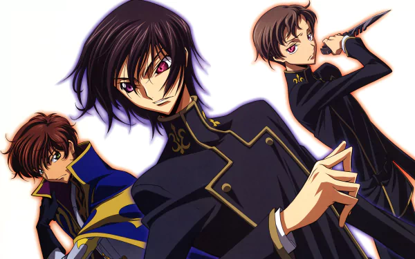 Rolo Lamperouge Suzaku Kururugi Lelouch Lamperouge Anime Code Geass HD Desktop Wallpaper | Background Image