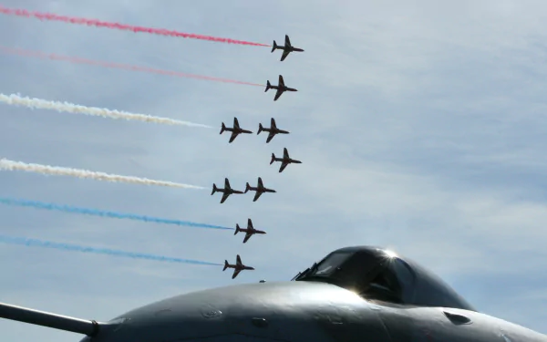 military air show HD Desktop Wallpaper | Background Image