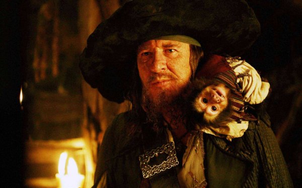 Movie Pirates Of The Caribbean: The Curse Of The Black Pearl Pirates Of The Caribbean Geoffrey Rush Hector Barbossa HD Wallpaper | Background Image
