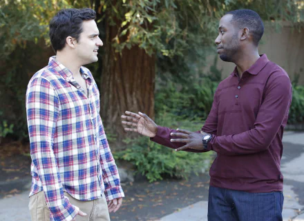 Nick Miller Jake Johnson Winston Bishop Lamorne Morris TV Show New Girl HD Desktop Wallpaper | Background Image