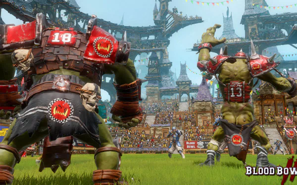 video game Blood Bowl 2 HD Desktop Wallpaper | Background Image