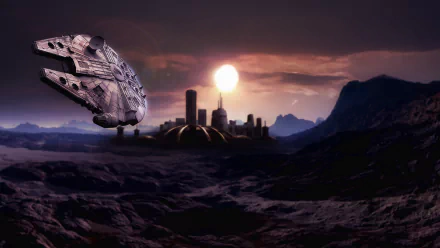 Millennium Falcon Sci Fi Star Wars HD Desktop Wallpaper | Background Image