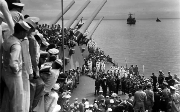 warship battleship military USS Missouri (BB-63) HD Desktop Wallpaper | Background Image