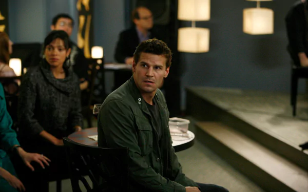 Camille Saroyan Tamara Taylor Seeley Booth David Boreanaz TV Show bones HD Desktop Wallpaper | Background Image