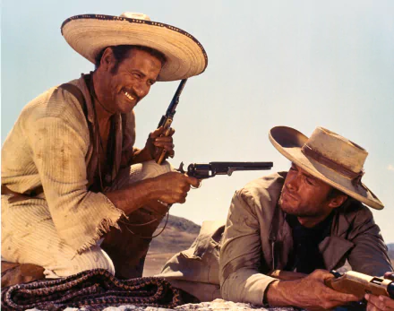 Eli Wallach Clint Eastwood movie The Good the Bad and the Ugly HD Desktop Wallpaper | Background Image