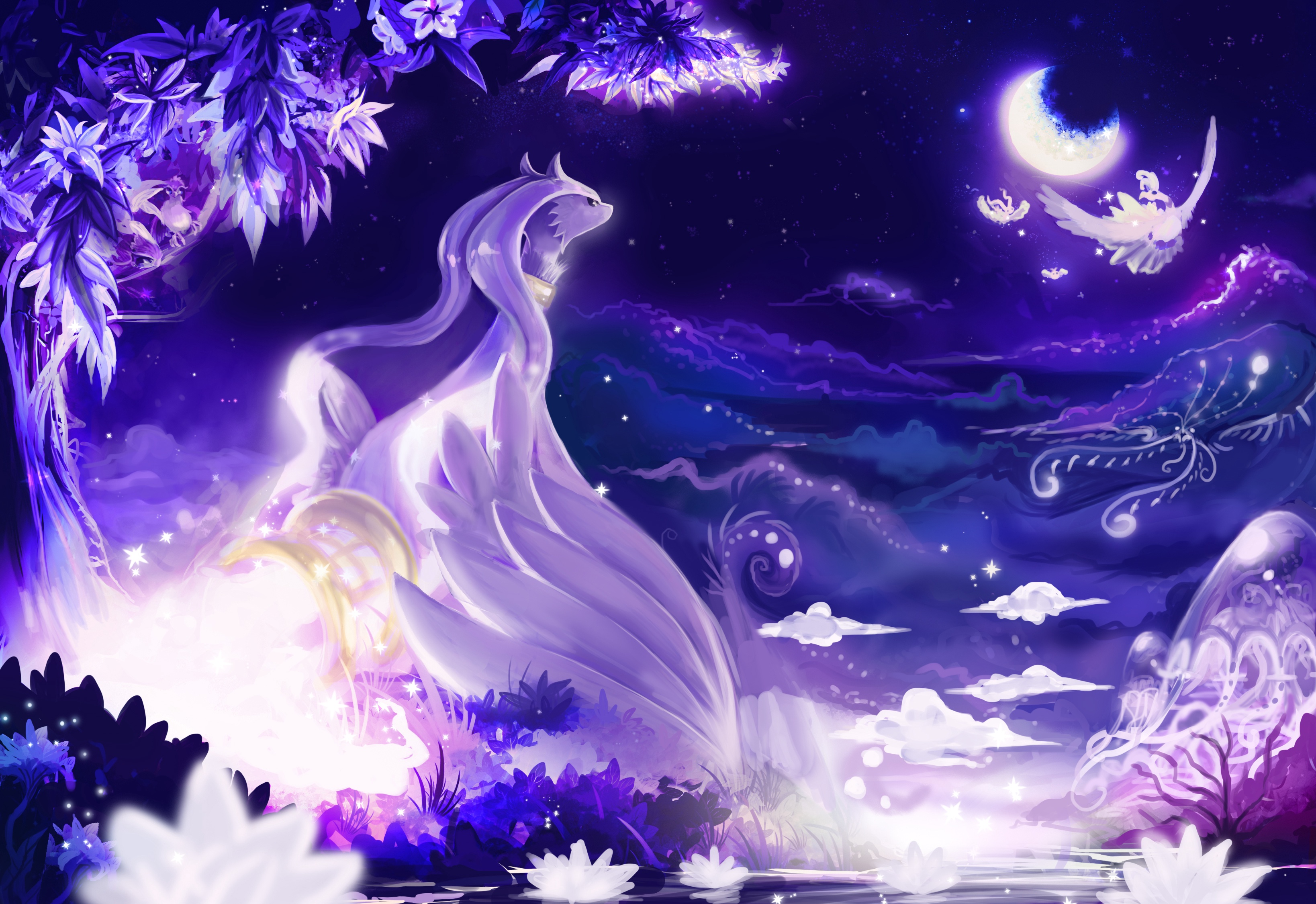 reshirom & Zekrom, a wallpaper featuring reshiram and zekro…