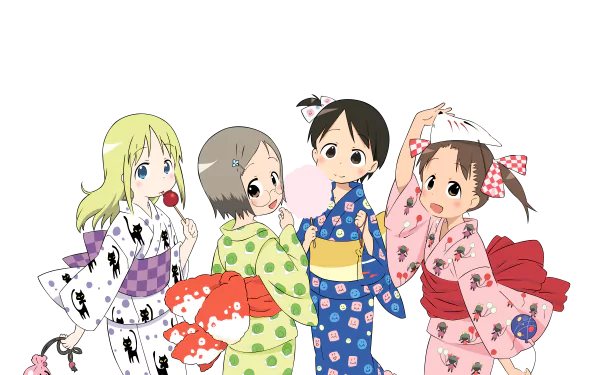 Anime Strawberry Marshmallow HD Desktop Wallpaper | Background Image