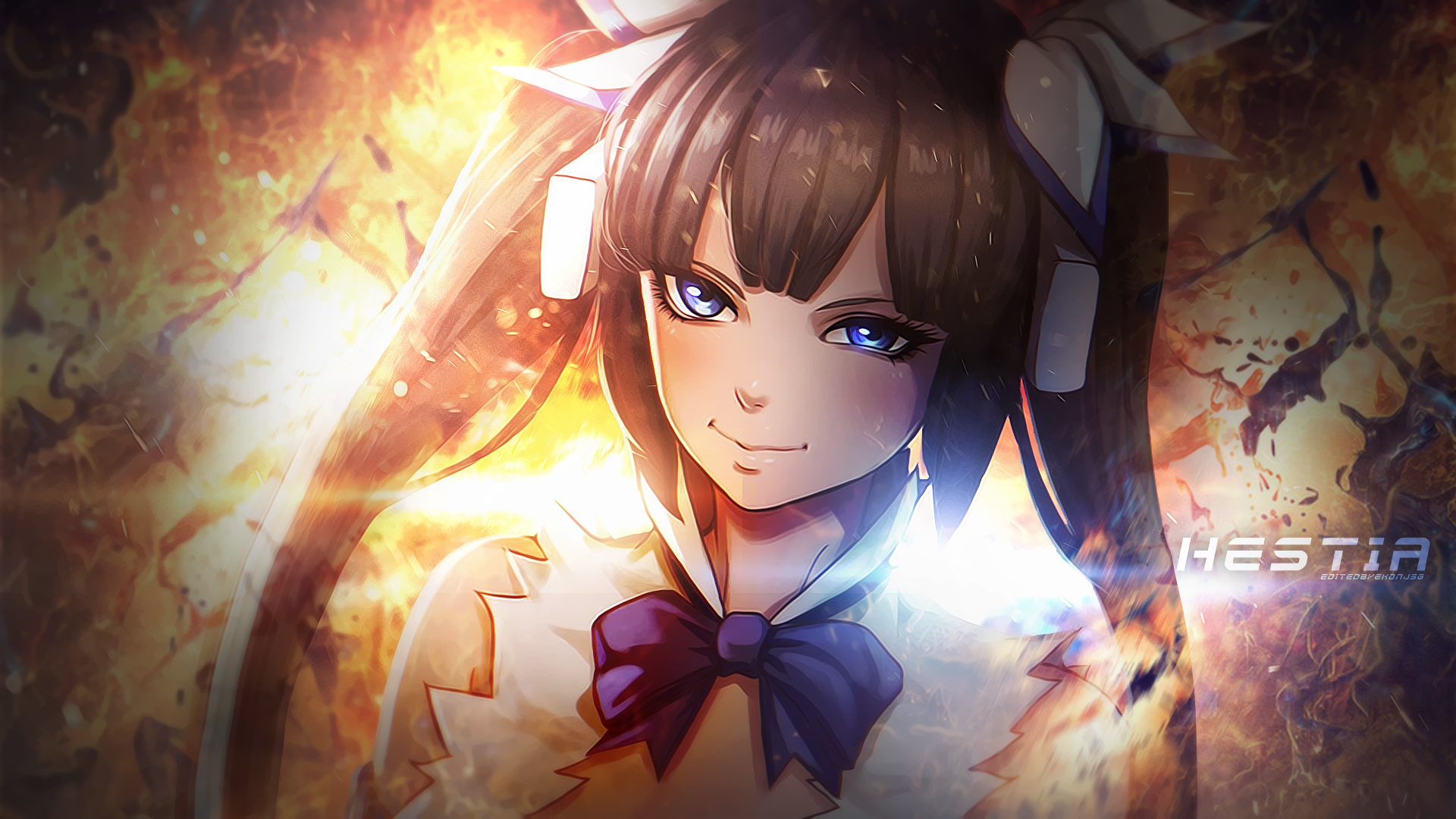 Resultado de imagem para hestia danmachi wallpaper