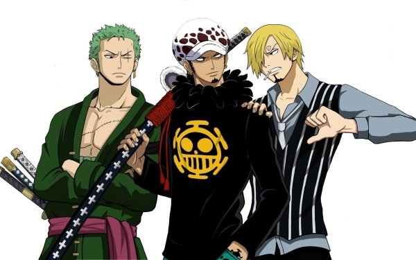 Anime One Piece Roronoa Zoro Trafalgar Law Sanji HD Wallpaper | Background Image