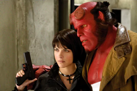 Selma Blair Ron Perlman movie Hellboy II: The Golden Army HD Desktop Wallpaper | Background Image
