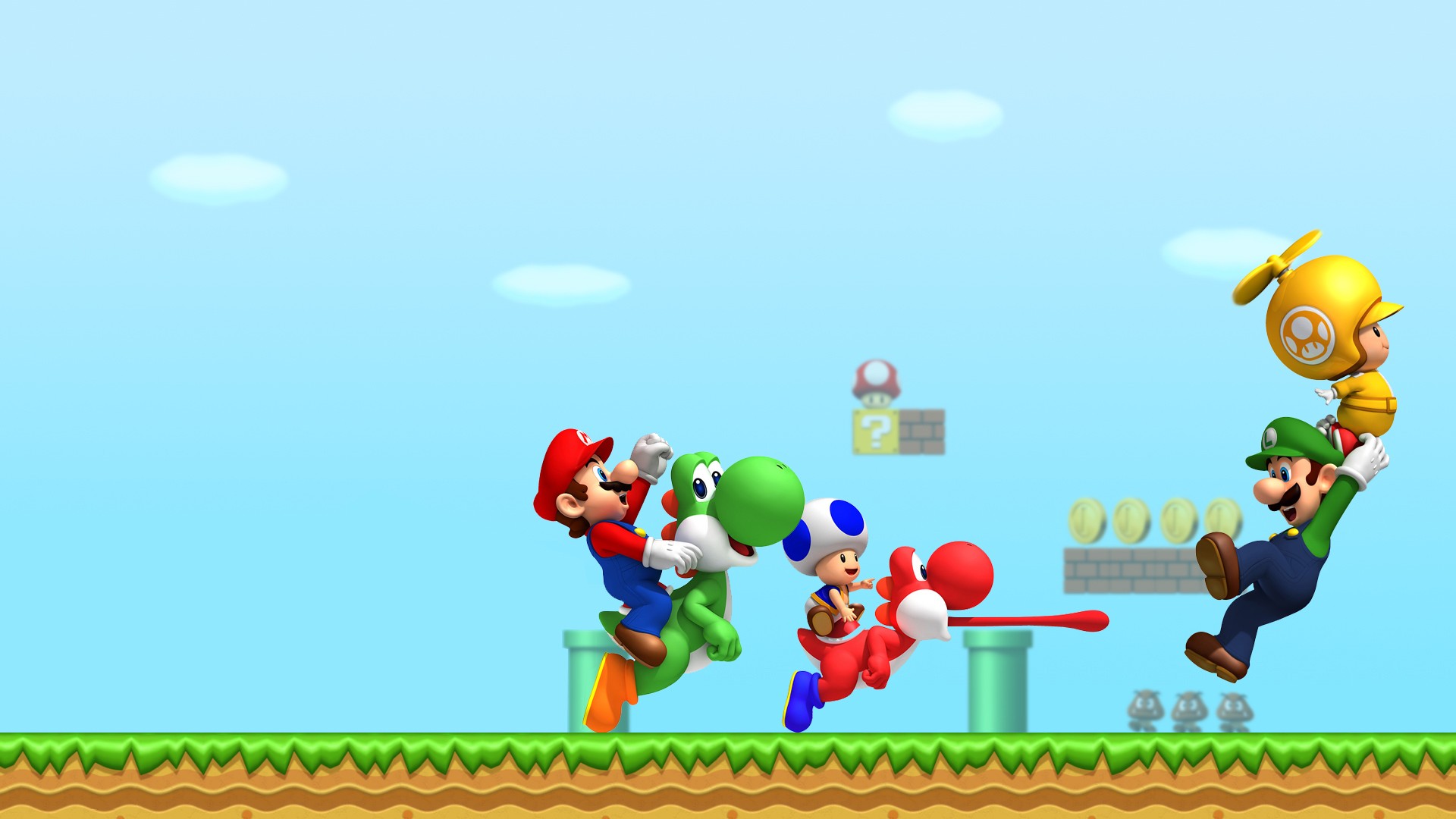 Jeux Vidéo New Super Mario Bros. Wii Fond d'écran HD | Image
