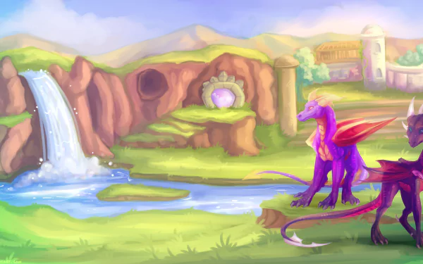  Spyro and Cynder by Lord-StarryFace