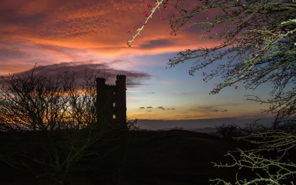 man made Broadway Tower Worcestershire HD Desktop Wallpaper | Background Image