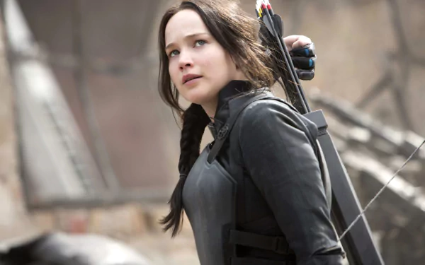 Katniss Everdeen Jennifer Lawrence movie The Hunger Games: Mockingjay - Part 1 HD Desktop Wallpaper | Background Image