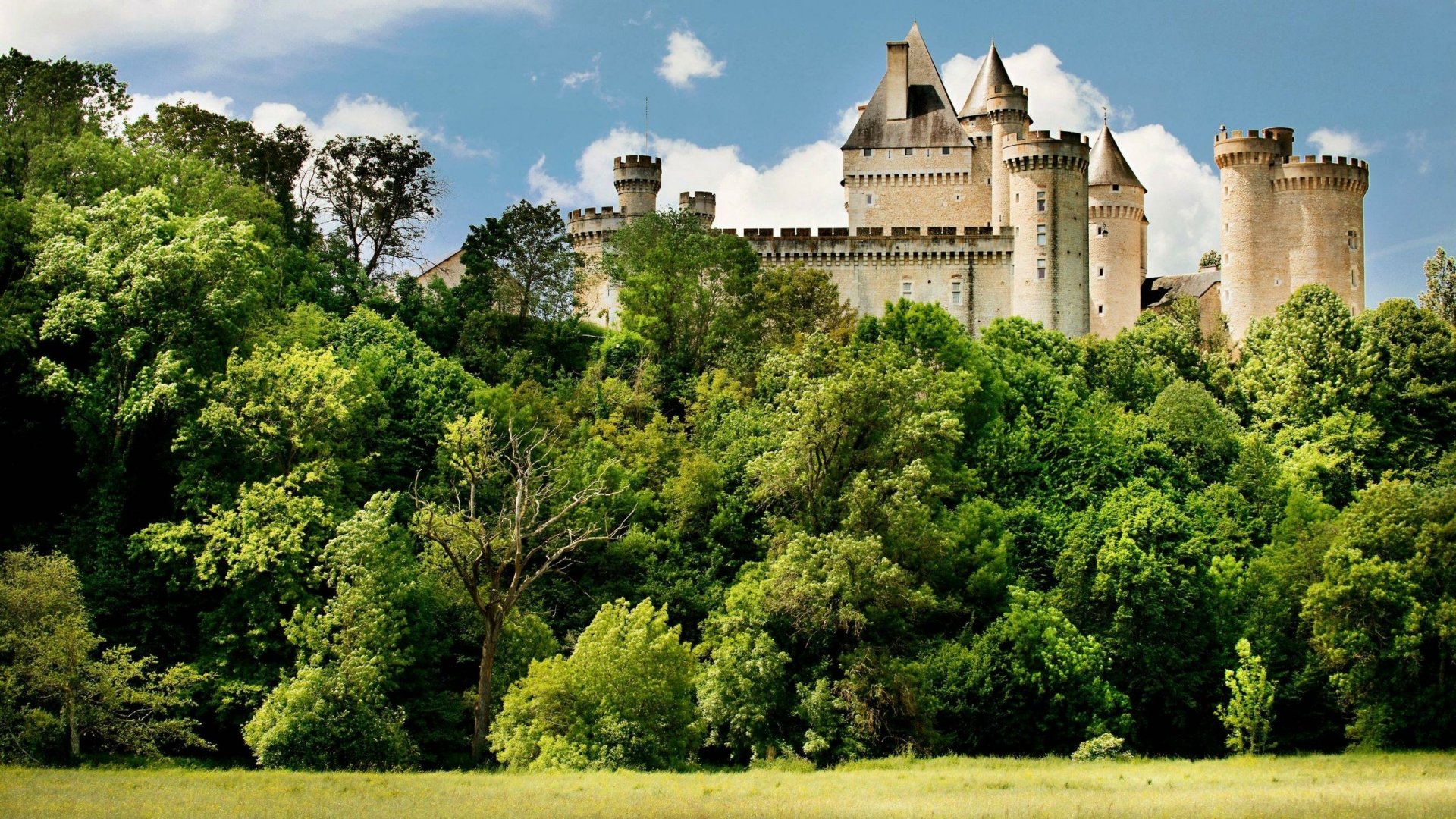 Download Man Made Château De Chabenet HD Wallpaper