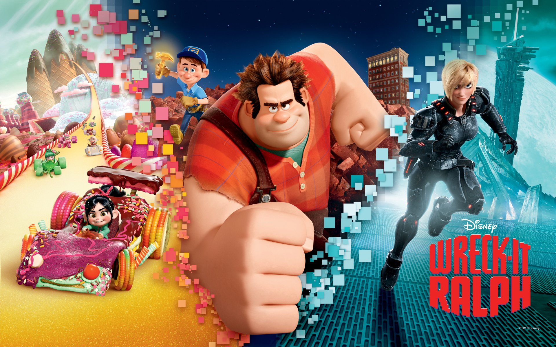 Download Movie Wreck-It Ralph Wreck-It Ralph 4k Ultra HD Wallpaper