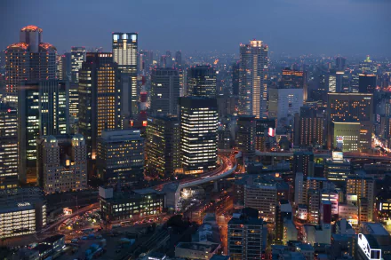 man made Osaka HD Desktop Wallpaper | Background Image