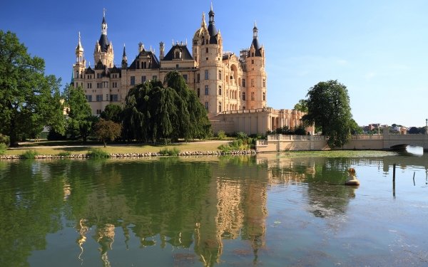 Man Made Schwerin Palace Palaces Germany HD Wallpaper | Background Image