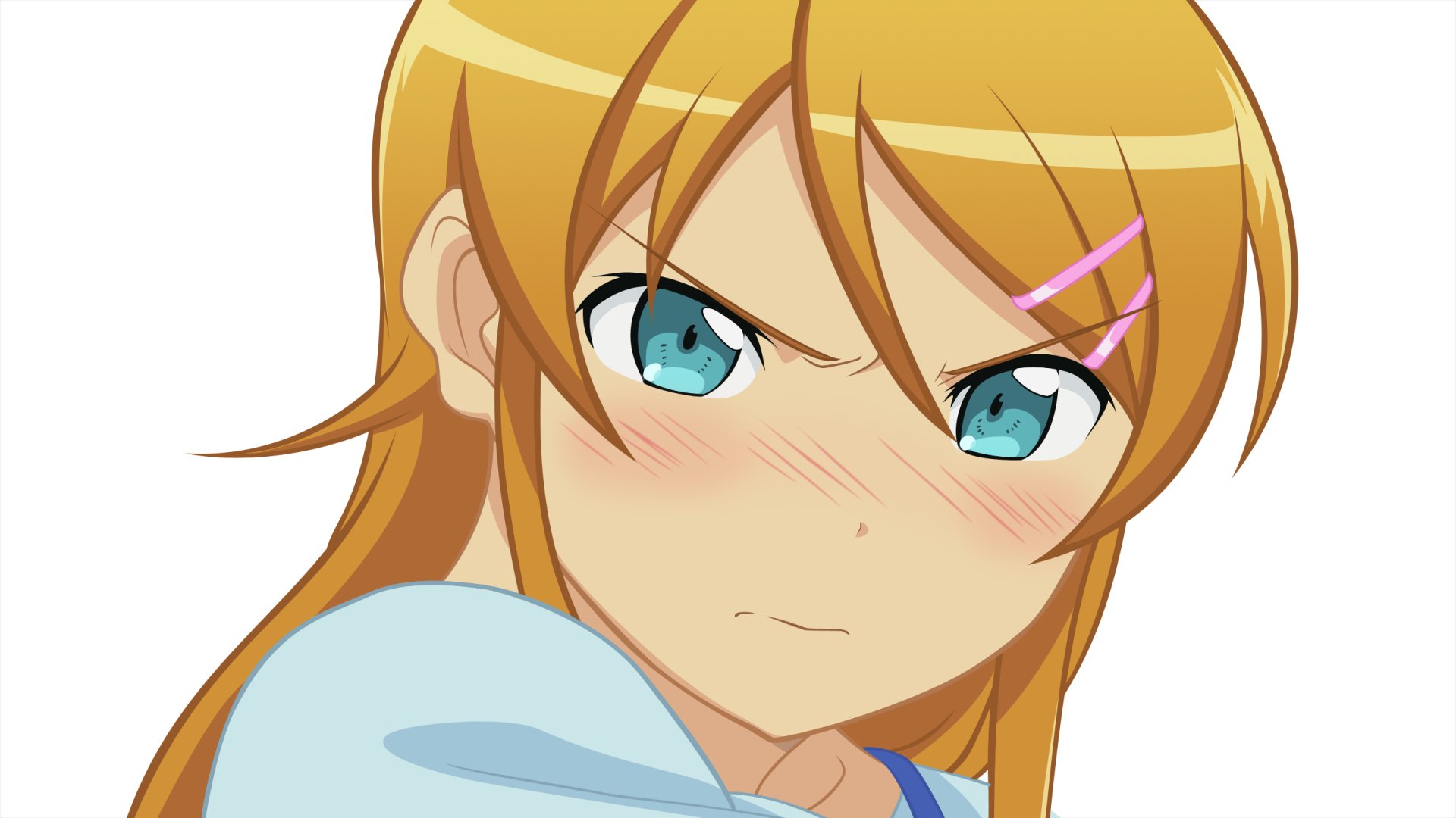 Download Blonde Kirino Kousaka Anime Oreimo HD Wallpaper