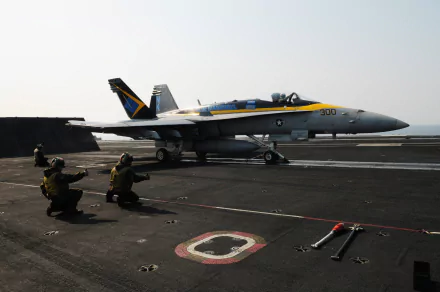  An F/A-18C Hornet assigned to the Blue Diamonds by Josh Cassatt