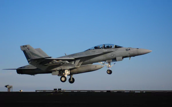  An F/A-18F Super Hornet from the Black Knights of Strike Fighter Squadron 154 (VFA) by Alexander Tidd