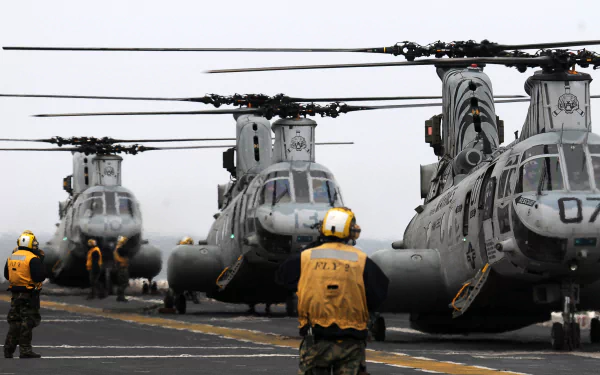 marines navy helicopter aircraft military Boeing Vertol CH-46 Sea Knight HD Desktop Wallpaper | Background Image