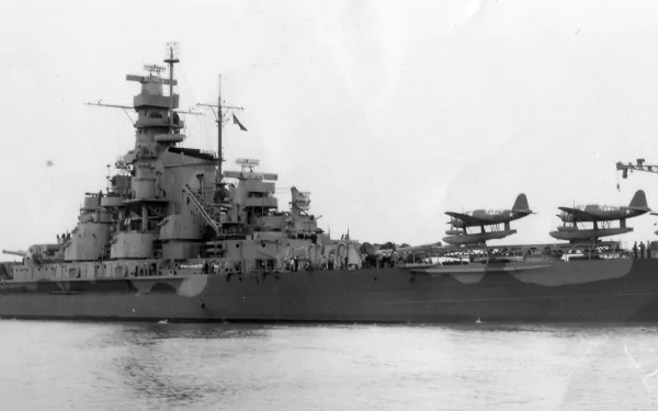 warship battleship military USS South Dakota (BB-57) HD Desktop Wallpaper | Background Image