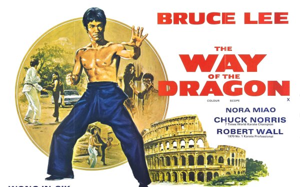 Movie The Way of the Dragon Bruce Lee Poster HD Wallpaper | Background Image
